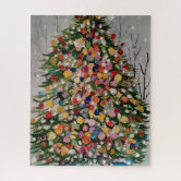 Arvore-De-Natal.jpg, Painting by Isabel Alfarrobinha