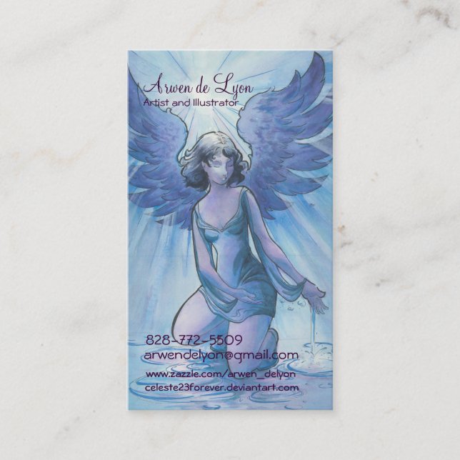 Arwen de Lyon Business Card (Front)