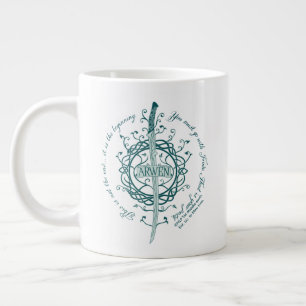 ARWEN™ Elven Sword Quote Giant Coffee Mug