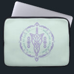 ARWEN™ Evenstar Quote Graphic Laptop Sleeve<br><div class="desc">Embrace the grace and strength of Middle-earth™ with this elegant Lord of the Rings™ design inspired by Arwen™ and the timeless beauty of Elven artistry. At the center, an intricate Evenstar-style motif is framed by delicate scrollwork and flowing ornamental details, creating a refined, symmetrical composition. Encircling the design is the...</div>