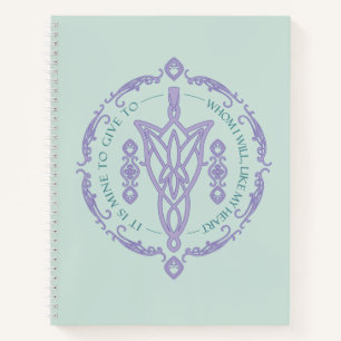 ARWEN™ Evenstar Quote Graphic Notebook