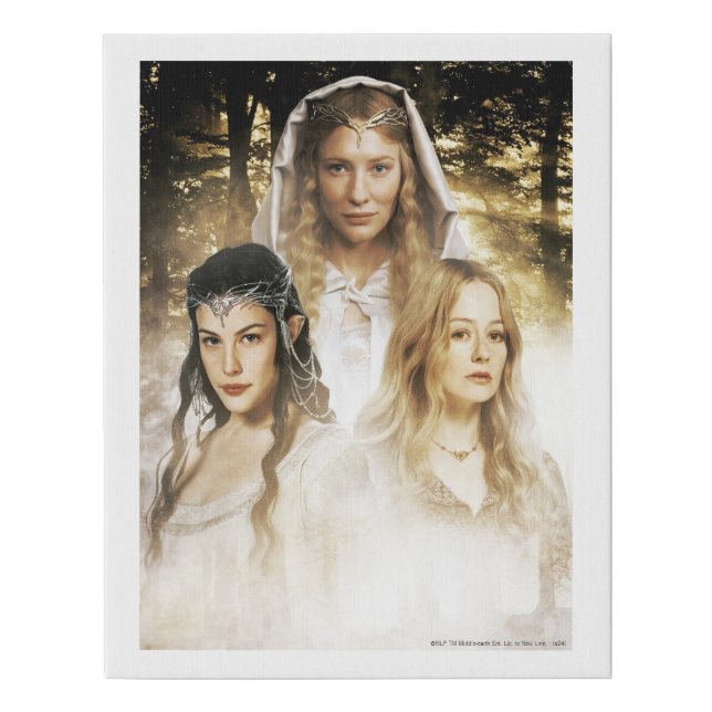 ARWEN™, Galadriel, Eowyn Faux Canvas Print (Front)
