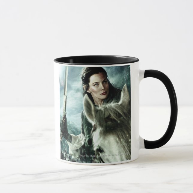 ARWEN™ in Snow and Sword Mug (Right)
