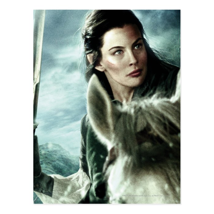 Arwen in Snow and Sword Postcard