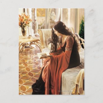 Arwen™ Reading Postcard by lordoftherings at Zazzle