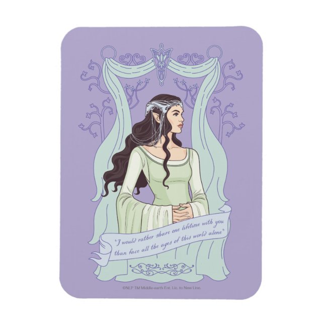 ARWEN™ "Share One Lifetime With You" Graphic Magnet (Vertical)