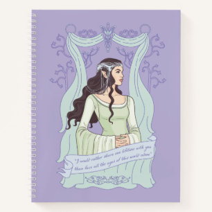 ARWEN™ "Share One Lifetime With You" Graphic Notebook