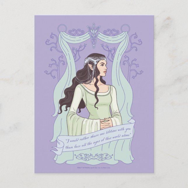 ARWEN™ "Share One Lifetime With You" Graphic Postcard (Front)