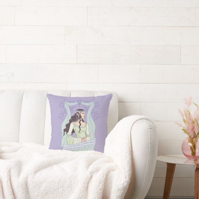 ARWEN™ "Share One Lifetime With You" Graphic Throw Pillow (Couch)
