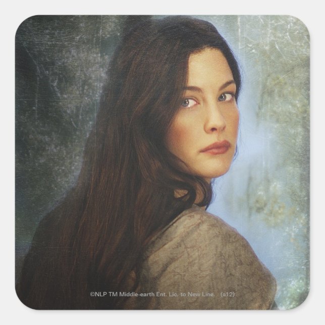 ARWEN™ turning back Square Sticker (Front)