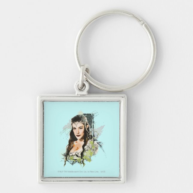 ARWEN™ Vector Collage Keychain (Front)