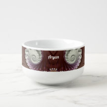 ARYAN ~ 3D Brown White Mushroom Soup WOW! 