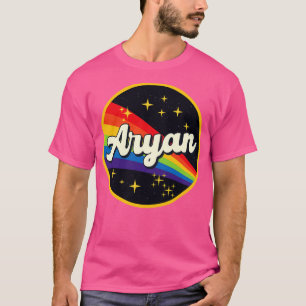 Aryan Rainbow In Space Vintage Style T-Shirt