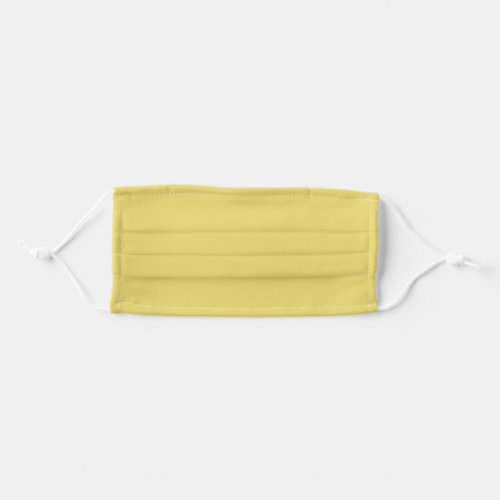Arylide yellow solid color  adult cloth face mask