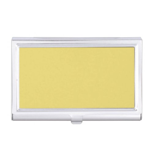  Arylide yellow solid color Business Card Case