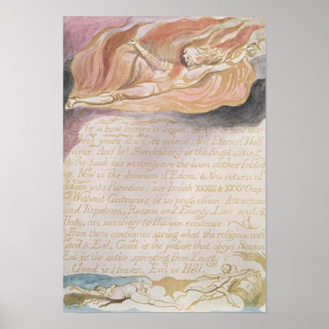 "As a new heaven is begun" Poster (Front)