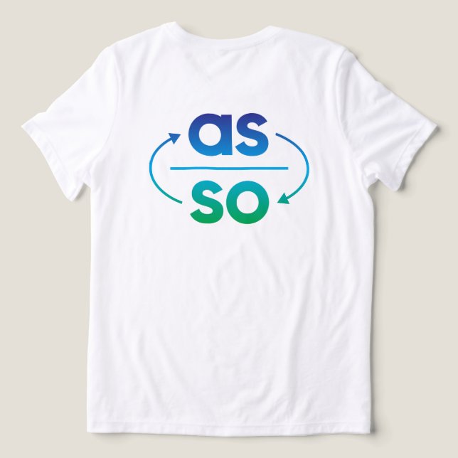 As Above So Below Tri-Blend Shirt (Design Back)