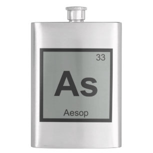 As - Aesop Fables Chemistry Periodic Table Symbol Flask
