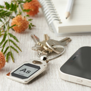 As - Aesop Fables Chemistry Periodic Table Symbol Keychain
