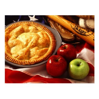 As American as apple pie! Postcard