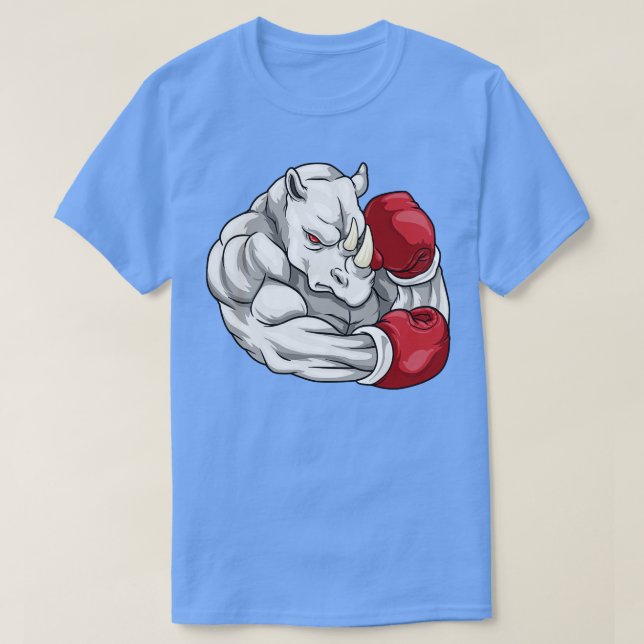 as boxer with boxing gloves T-Shirt (Design Front)