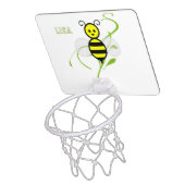 As Busy As A Bee Personalized Mini Basketball Hoop (Above)