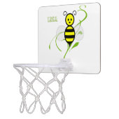 As Busy As A Bee Personalized Mini Basketball Hoop (Left)
