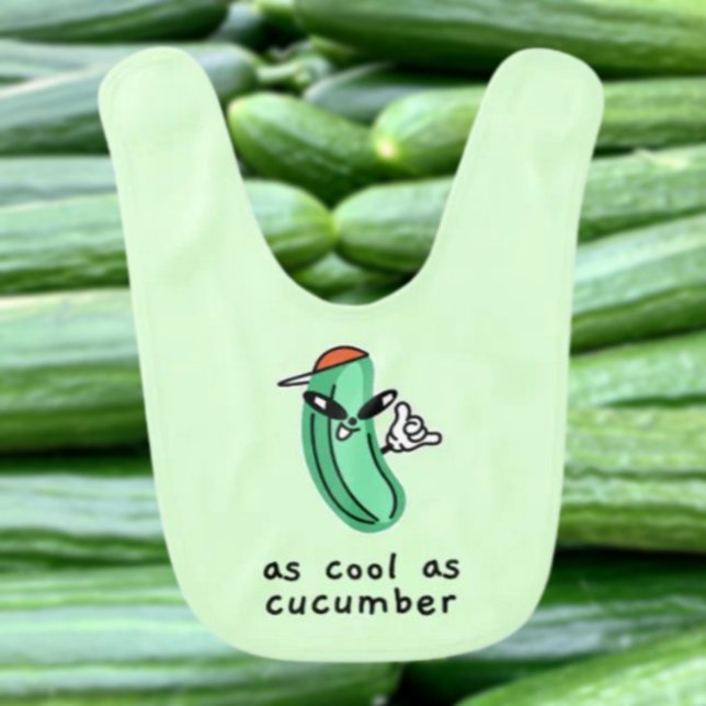 As Cool As Cucumber – Baby Bib (Creator Uploaded)