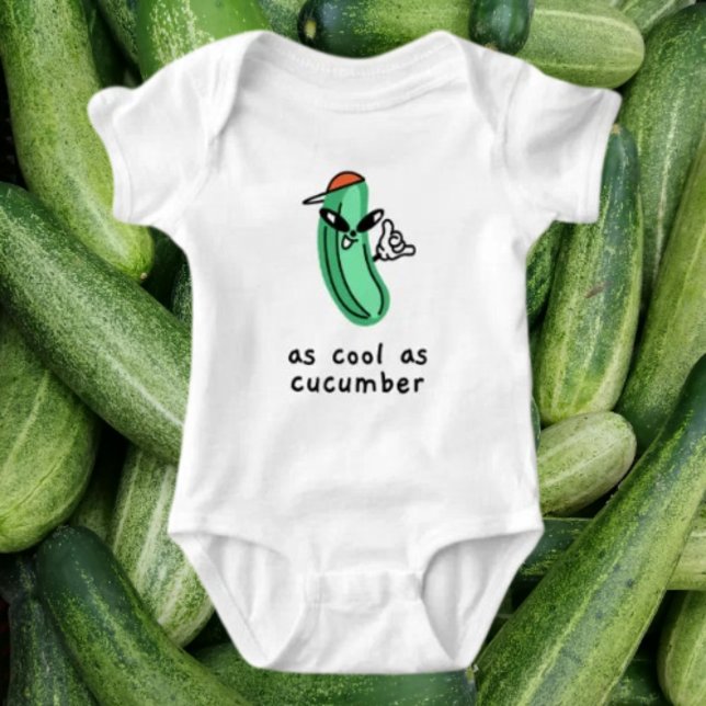 As Cool As Cucumber – Baby Bodysuit (Creator Uploaded)