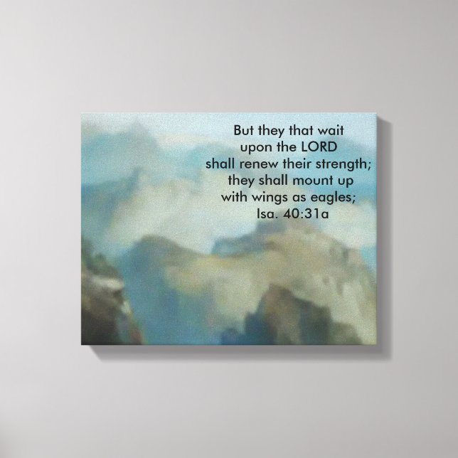 As Eagles Soar Wrapped Canvas Print (Front)