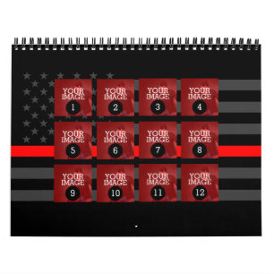 As Easy as 1 to 12 Your Own Red Line Photo 2025 Calendar