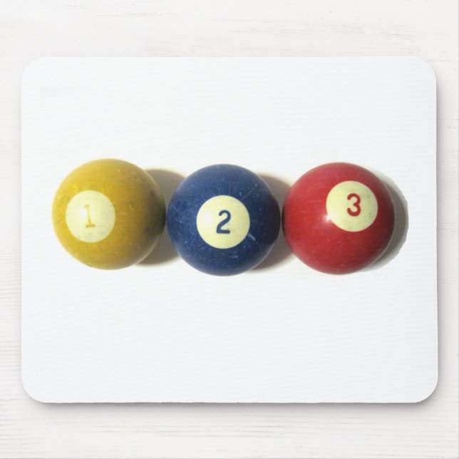 As Easy As, One, Two, or Three Mouse Pad (Front)