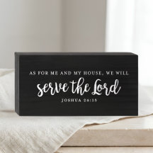 As For Me And My House Joshua 24:15