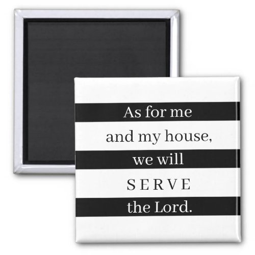 As for me and my house magnet