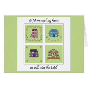 As for me and my house Parakaleo note card