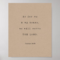 As for me and my house, THE LORD, Joshua Kraft
