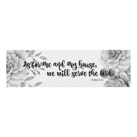 As for me and my house, we will serve the Lord Panel Wall Art