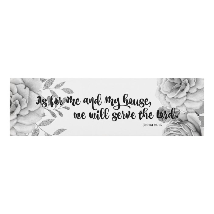 As For Me And My House We Will Serve The Lord Panel Wall Art