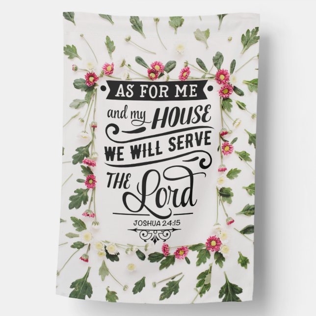 As For Me & My House House Flag (Front)