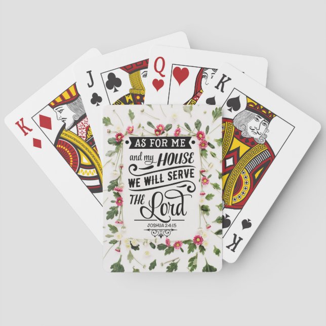 As For Me & My House Poker Cards (Back)