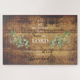 As for Me & My House We will Serve the Lord  Jigsa Jigsaw Puzzle