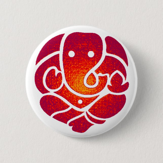 AS GANESH SHOWS PINBACK BUTTON (Front)