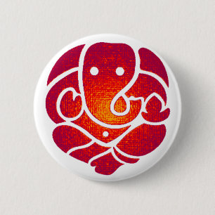 AS GANESH SHOWS PINBACK BUTTON