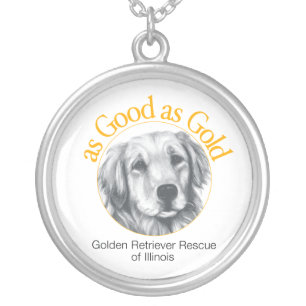 As Good as Gold Large Silver Plated Necklace