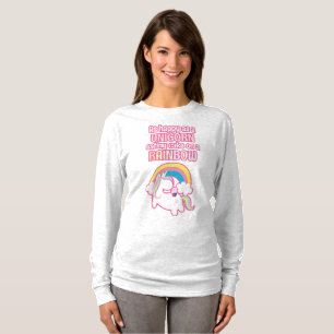 As Happy As A Unicorn Eating Cake On A Rainbow T-Shirt