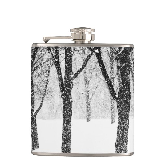 as I side with trees Flask (Front)