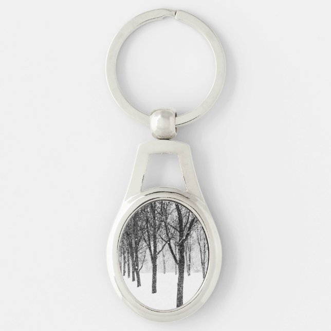 as I side with trees Keychain (Front)