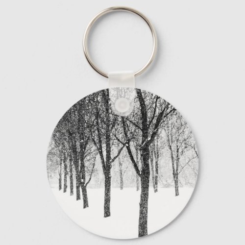 as I side with trees Keychain