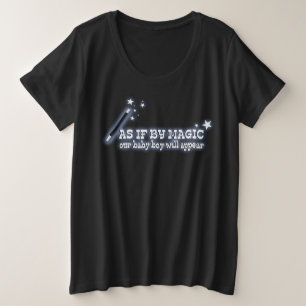 As if my magic baby boy appears maternity tee