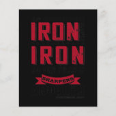 As Iron Sharpens Iron, So One Person Sharpens (Front)